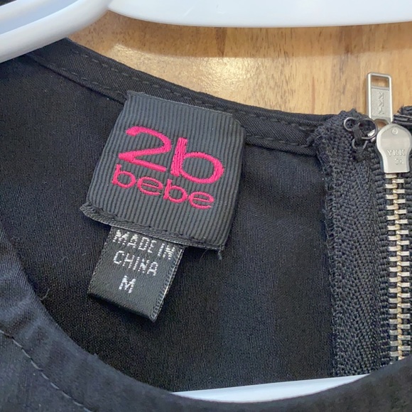 Mini Bebe Dress with front and back cutouts. - Picture 4 of 8